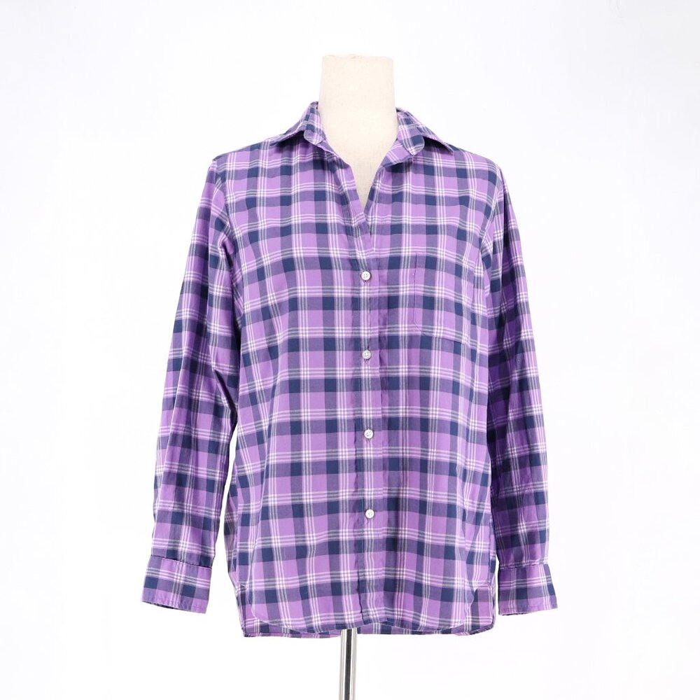 GRAYSON The Hero Shirt Button Up Purple Plaid Size 01/XS